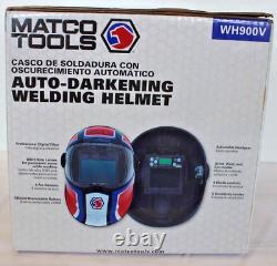 Matco Tools Auto-Darkening Welding Helmet RED/WHITE/BLUE WH900V