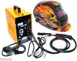 Mig 100 Welder Machine Flux Mig And Flame Auto Darkening Helmet Welding Mask