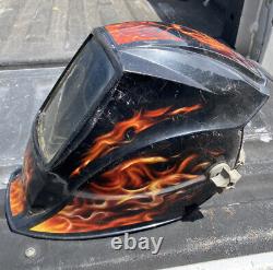 Miller 222669 RARE discontinued Auto Darkening Welding Helmet Elite Inferno