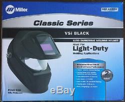 Miller 260938 Classic Series VSi Auto Darkening Welding Helmet, Black