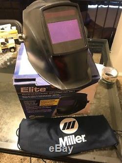 Miller Auto-Darkening Elite Black Welding Helmet 257213