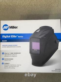 Miller Black Digital Elite Auto Darkening Welding Helmet (281000) Brand new