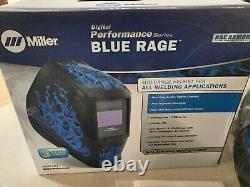 Miller Blue Rage Digital Performance Auto Darkening Welding Helmet (282001)