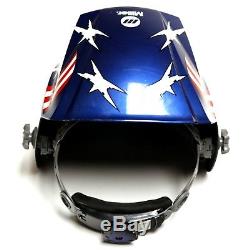 Miller Digital Elite Series Auto Darkening Welding Helmet Stars Stripes Pattern