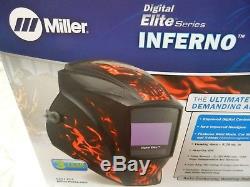 Miller Digital Elite Series Inferno Auto Darkening Welding Helmet 257217 NEW