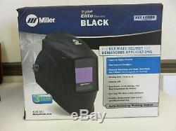 Miller Digital Elite Welding Helmet 257213 Auto Darkening Black