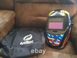 Miller Dual Eagle Autodarkening Welding Helmet with Carrying Bag