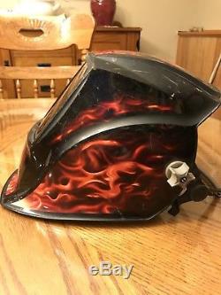Miller Inferno Digital Elite Auto Darkening Welding Helmet with hard hat adapter