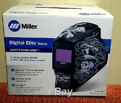 Miller Lucky's Speed Shop Digital Elite Auto Darkening Welding Helmet (#281001)