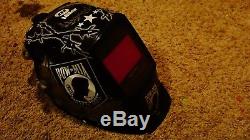 Miller Welder Welding Pow Mia Auto Darkening Helmet Shield Face Mask 2pc