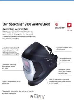 NEW 3M Speedglas 9100XX Auto-Darkening Welding Helmet, Speedglass
