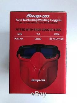NEW Snap On True Colour Lens Auto Darkening Welding Goggles WSADWGS