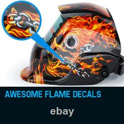 NNEMB Burning Skull Solar Auto Darkening Welding Helmet Mask MIG/ARC/TIG Welder