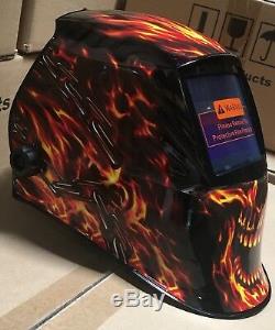 New FLM Pro Auto Darkening Welding+Grinding hood ARC TIG MIG helmet FMT