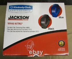 New JACKSON NITRO Blue Auto Dark Weld Helmet -Variable 3018230/21931