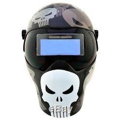 New Save Phace EFP-F Series Welding Helmet Marvel Punisher 180 4/10 ADF Lens
