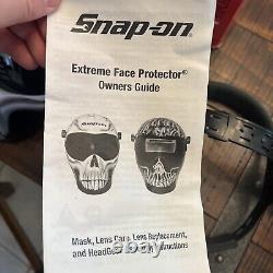 New Snap-On Bonehed Welding Helmet Extreme Face Protector WithInterchangeable Lens