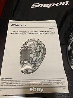New Snap-onT YA4614 Auto Darkening Graveyard Welding Helmet with External Grind