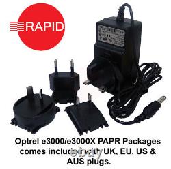 Optrel Liteflip Auto Darkening Air Fed Welding Helmet E3000X 18hr PAPR System