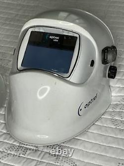 Optrel e680 Auto Darkening Welding Helmet WHITE HOOD