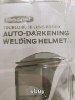 Pro Point TRUBLU Blue Lens 8000X Auto Darkening Welding Helmet
