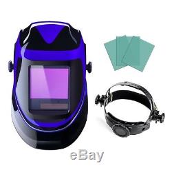 Professional Solar Powered Welding Helmet Auto Darkening Mig Tig Arc Welder Mask
