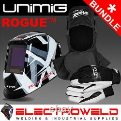 RAZOR RWX8000 Bundle Helmet Hood Gloves Welding Razorweld Unimig Rogue MIG TIG
