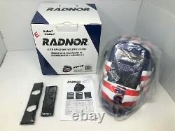 Radnor RDX60 Red White Blue Welding Helmet 5 1/4 X 4 1/2 Variable Shade 3/5-14