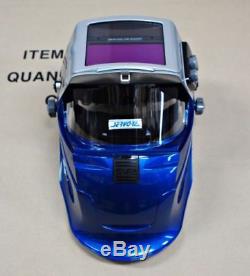 SERVORE 5000x Flip Up BLUE Auto Lift Auto Darkening Welding Helmet Shade 9-13