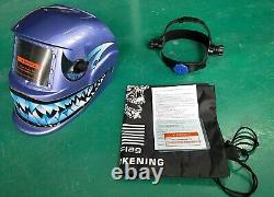SKRT solar auto darkening welding/grinding helmet+carrying bag+1 front cover
