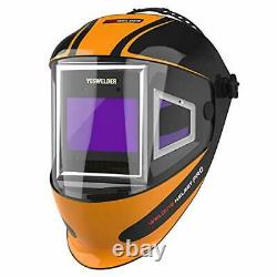 Safe Helmet, Welding Work, Auto Darkening, Panoramic 180 View, 4 Arc Sensor