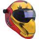 Save Phace Auto-Darkening Welding Helmet Iron Man Graphics, Model# 3012503