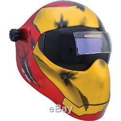 Save Phace Auto-Darkening Welding Helmet Iron Man Graphics, Model# 3012503