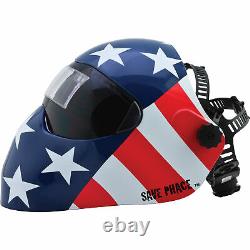 Save Phace Auto-Darkening Welding Helmet Patriotic Graphics, Model# 3012480