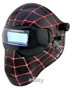 Save Phace Black Spiderman Welding Helmet Grinding Mask Auto Darkening Filter