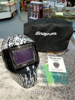 Snap On Tools Flame Welding Helmet Epp2wflame Auto Darkening High Definition