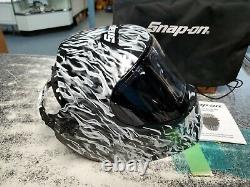 Snap On Tools Flame Welding Helmet Epp2wflame Auto Darkening High Definition