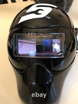 Snap-On welding helmet auto darkening Black Mask