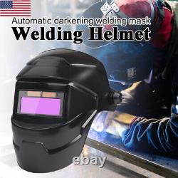 Solar Power Auto Darkening Welding Helmet Weld Grinding Welder Hood Safety Gear