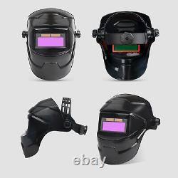 Solar Powered Welding Helmet Auto Darkening Grining Welder Grinding Hood Gear