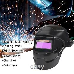 Solar Powered Welding Helmet Auto Darkening LCD Clear Welding Helmet