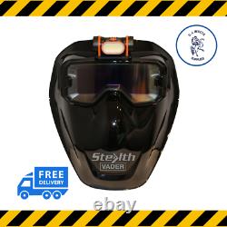 Stealth Vader Auto Darkening Welding Goggles / Mask with LED Light