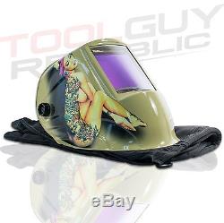 TGR Extra Large View Auto Darkening Welding Helmet 4 x 3.65