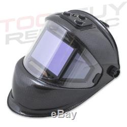 TGR Panoramic 180 View Solar Powered Auto Darkening Welding Helmet True Color