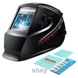 TRQWH Auto Darkening Solar True Color Welding Helmet & Welding Backpack