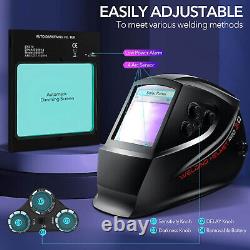 TRQWH Auto Darkening Solar True Color Welding Helmet & Welding Backpack