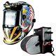 TRQWH Auto Darkening Welding Helmet Light True Color & Welding Backpack