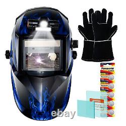 TRQWH Auto Darkening Welding Helmet True Color Light & Welding Backpack