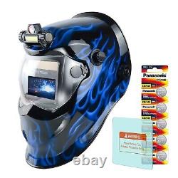 TRQWH Auto Darkening Welding Hood True Color Solar & Welding Backpack