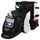 TRQWH Black True Color Auto-Darkening Welding Helmet & Welding Backpack